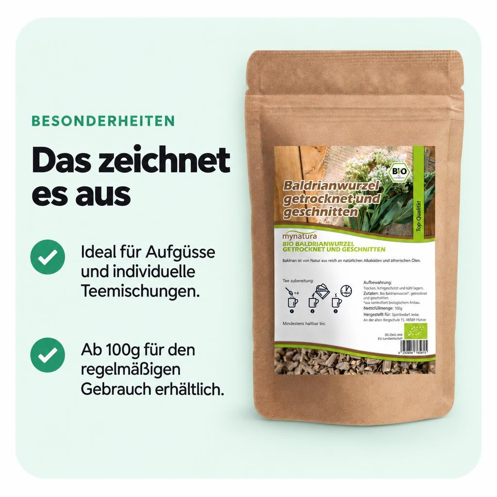 Mynatura Bio Baldrianwurzel geschnitten - in verschiedenen Größen – Bild 5