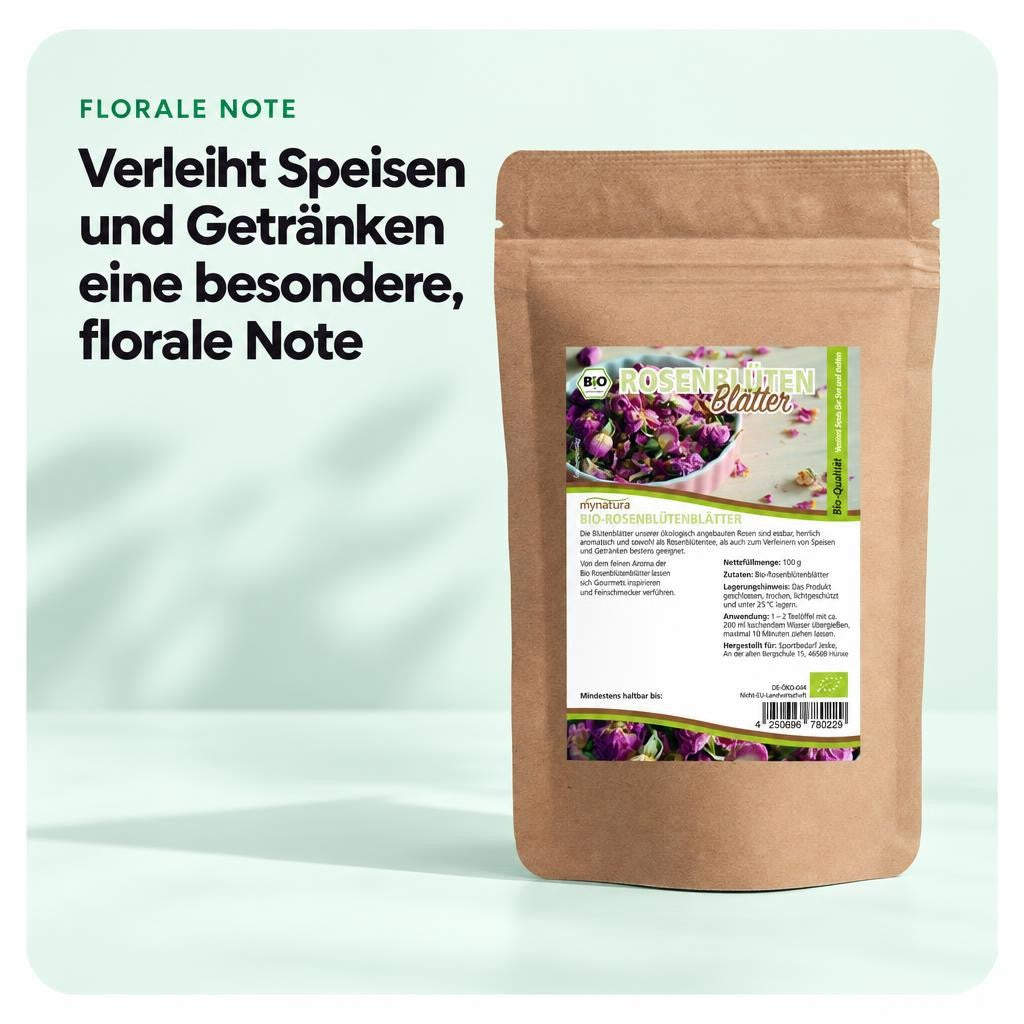 Verleiht Speisen und Getränken eine besondere, florale Note