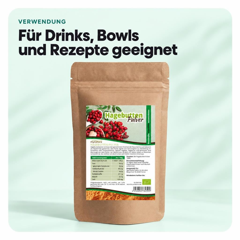 Mynatura Bio Hagebuttenpulver - 1000g – Bild 4
