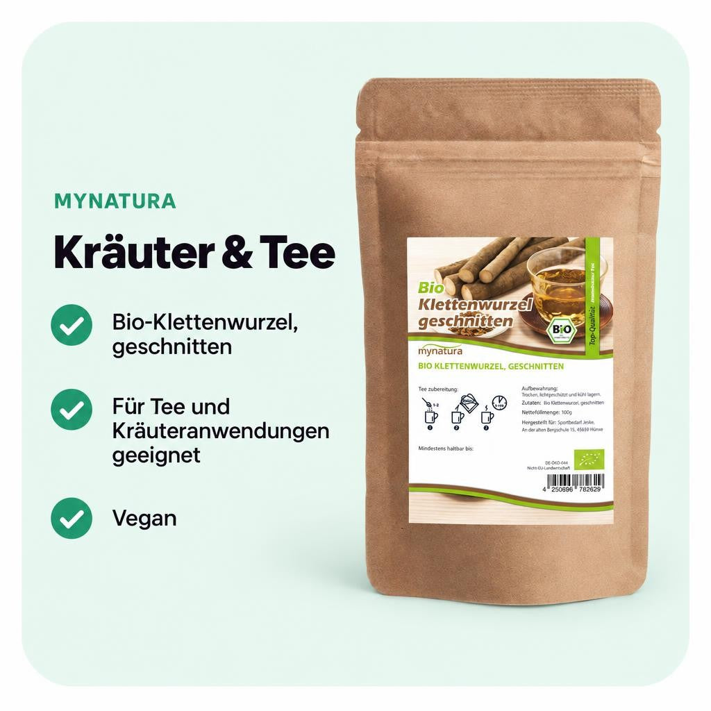 Mynatura Bio Klettenwurzel geschnitten – in verschiedenen Größen – Bild 2