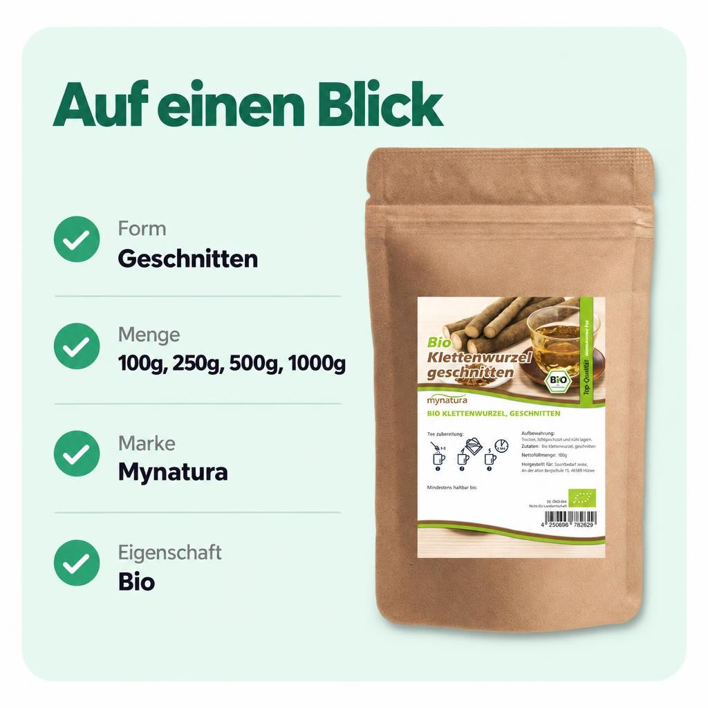 Mynatura Bio Klettenwurzel geschnitten – in verschiedenen Größen – Bild 3