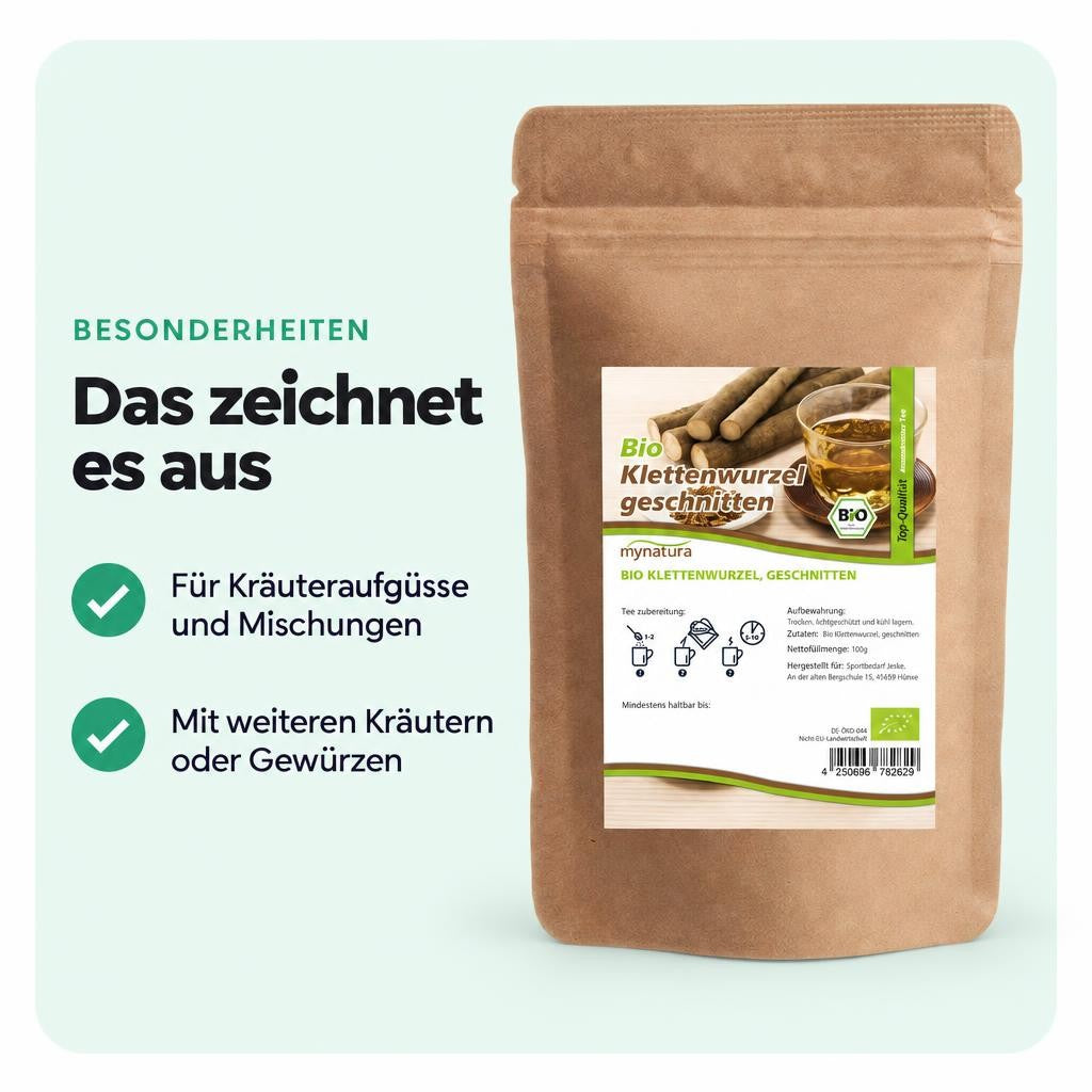 Mynatura Bio Klettenwurzel geschnitten – in verschiedenen Größen – Bild 5