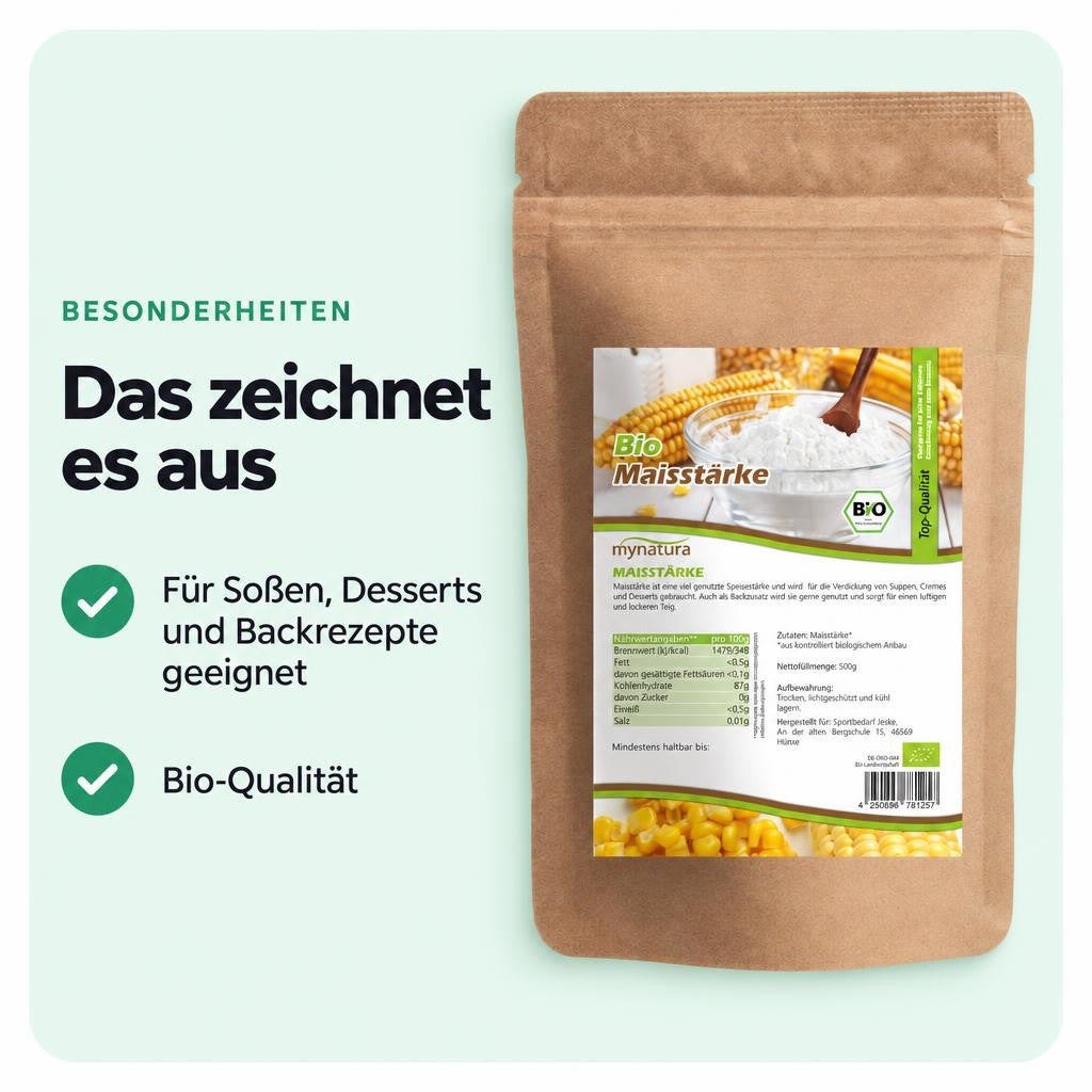 Mynatura Bio Maisstärke - 2kg Beutel – Bild 5