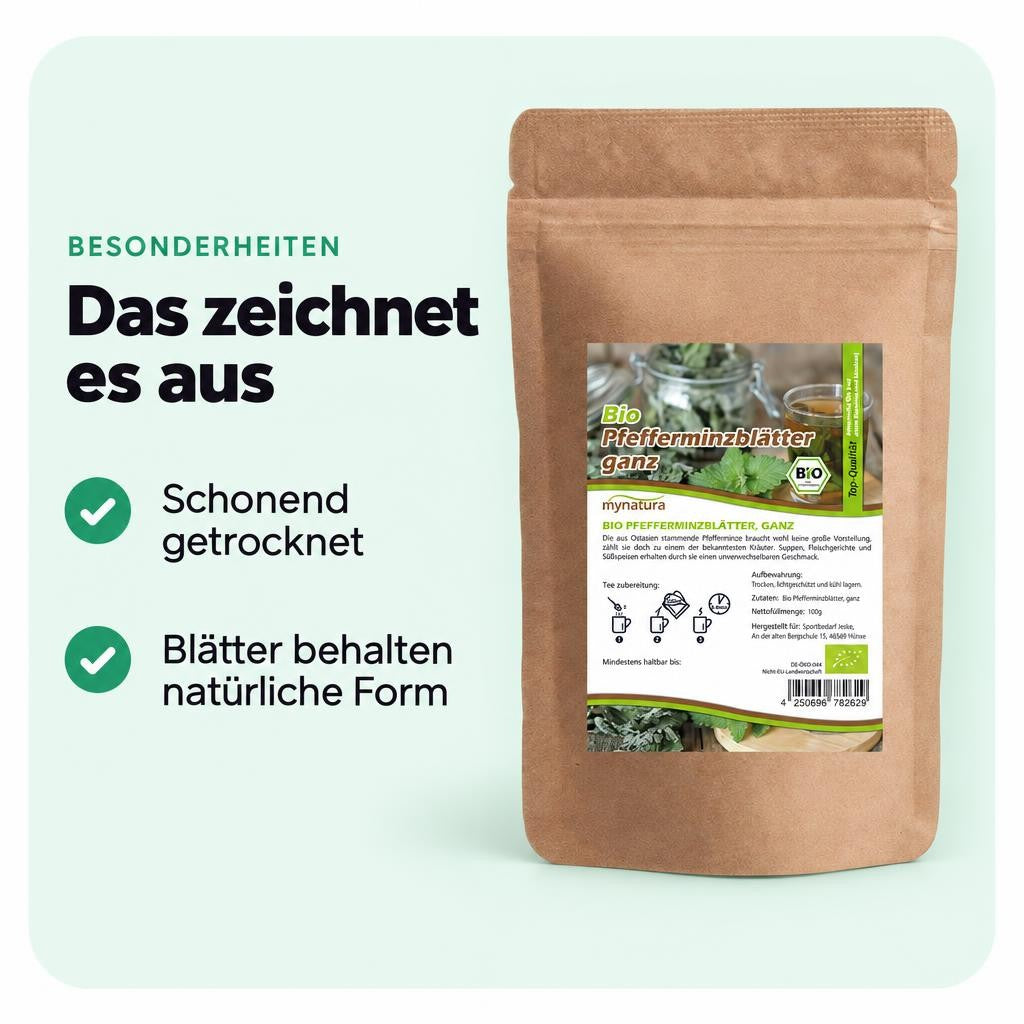Mynatura Bio Pfefferminzblätter getrocknet - in verschiedenen Größen – Bild 5