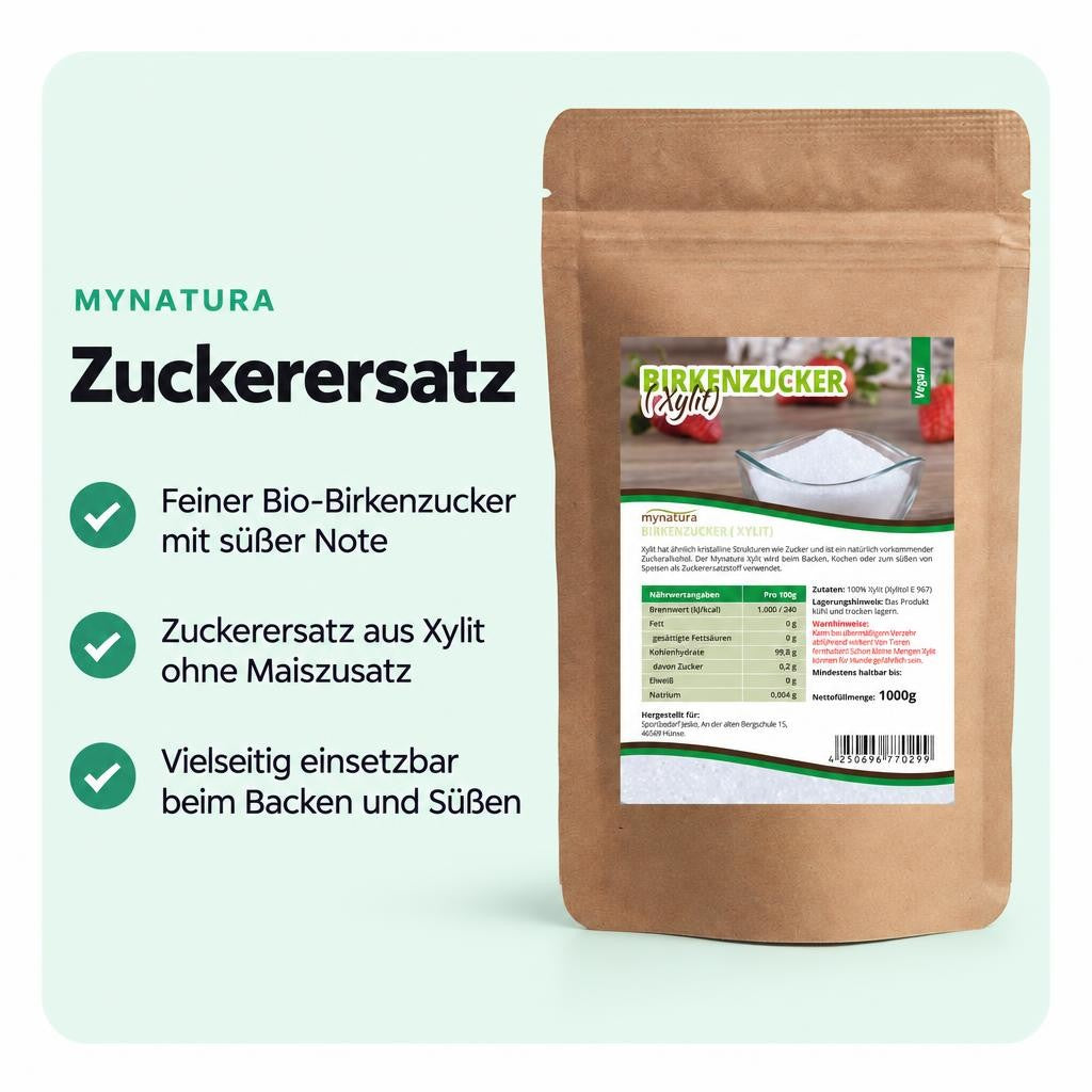 Mynatura Birkenzucker - 1000g – Bild 2