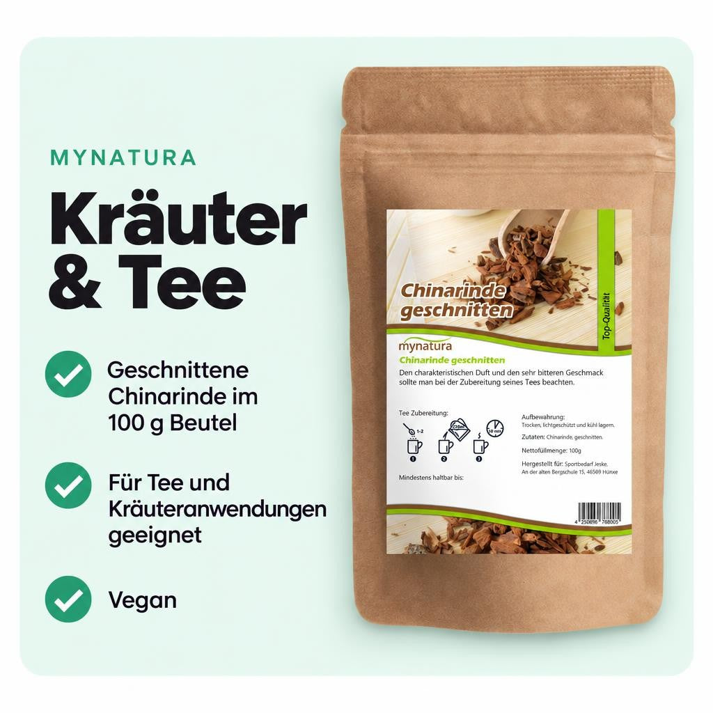 Mynatura Chinarinde geschnitten – 100g Beutel – Bild 2