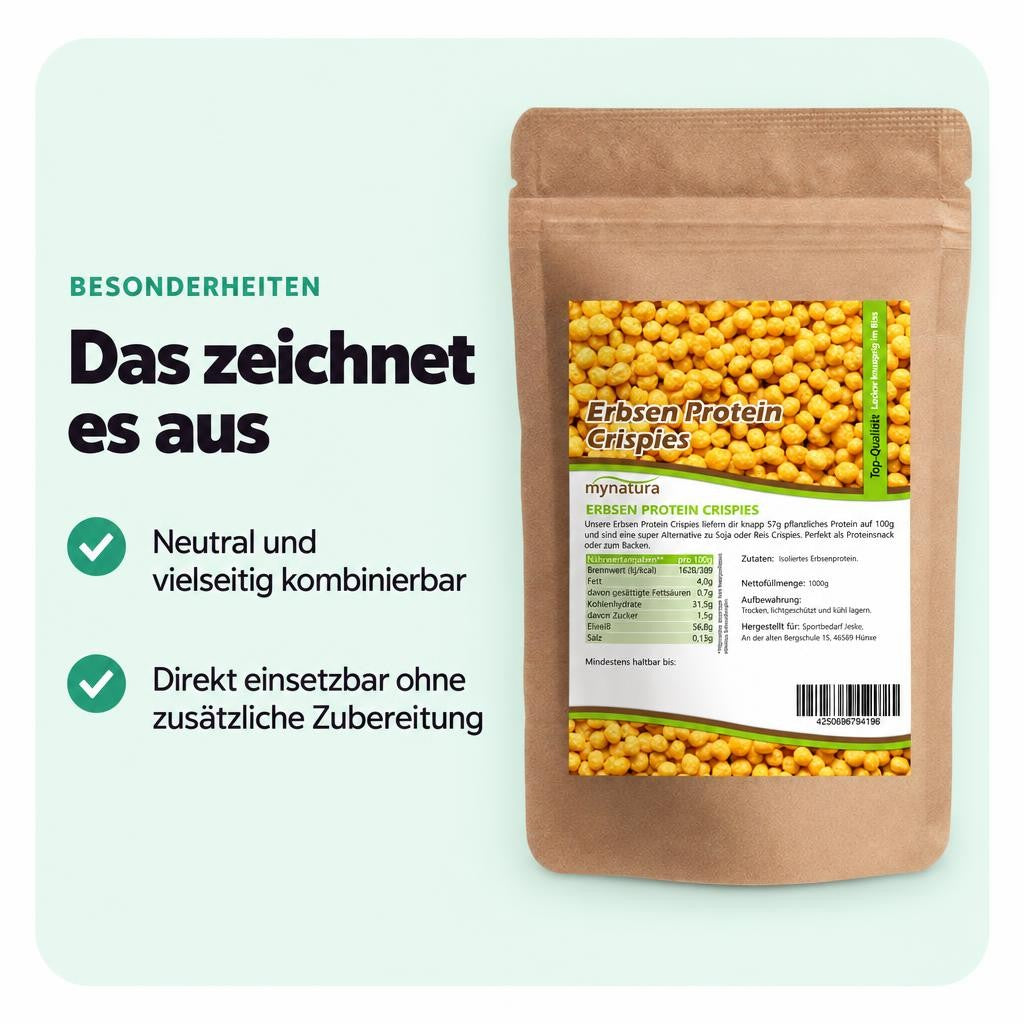 Mynatura Erbsenprotein Crispies 57% Eiweiß - 1000g – Bild 5