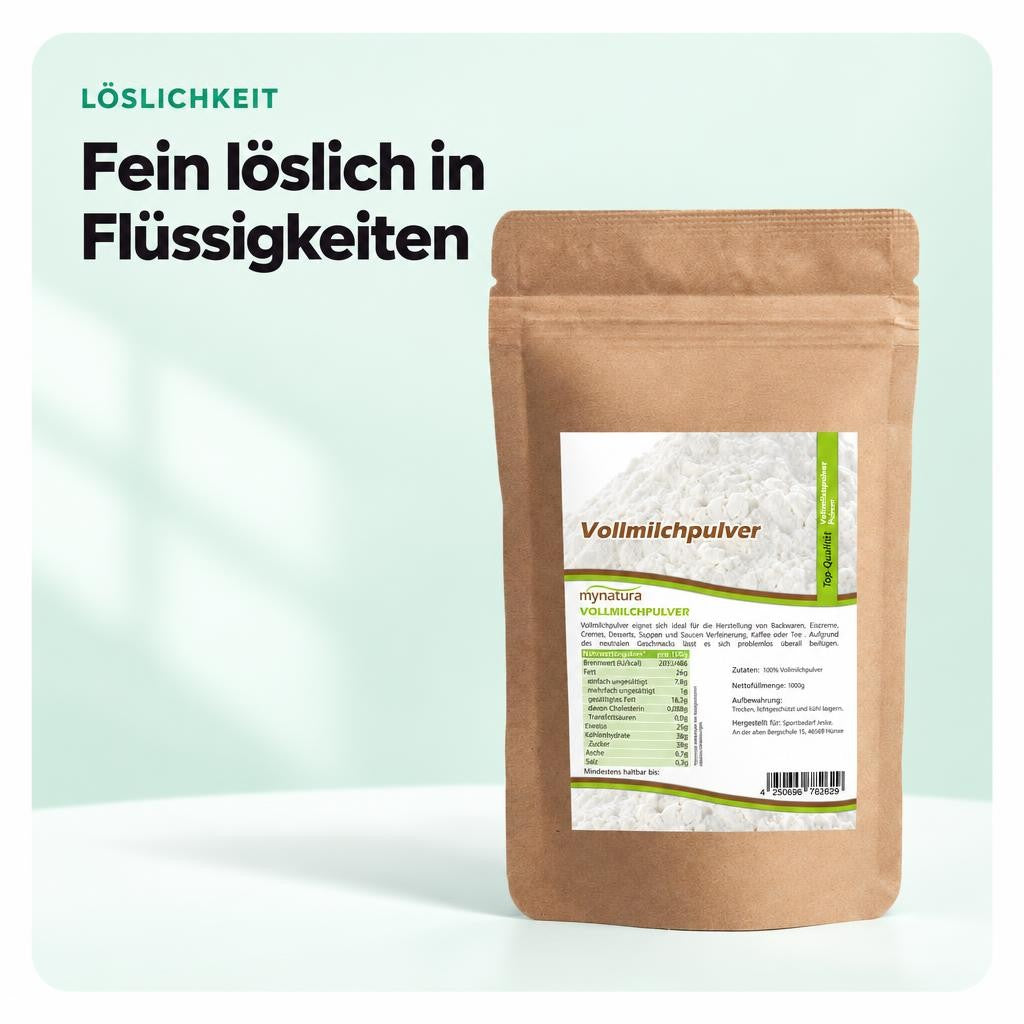 Fein löslich in Flüssigkeiten