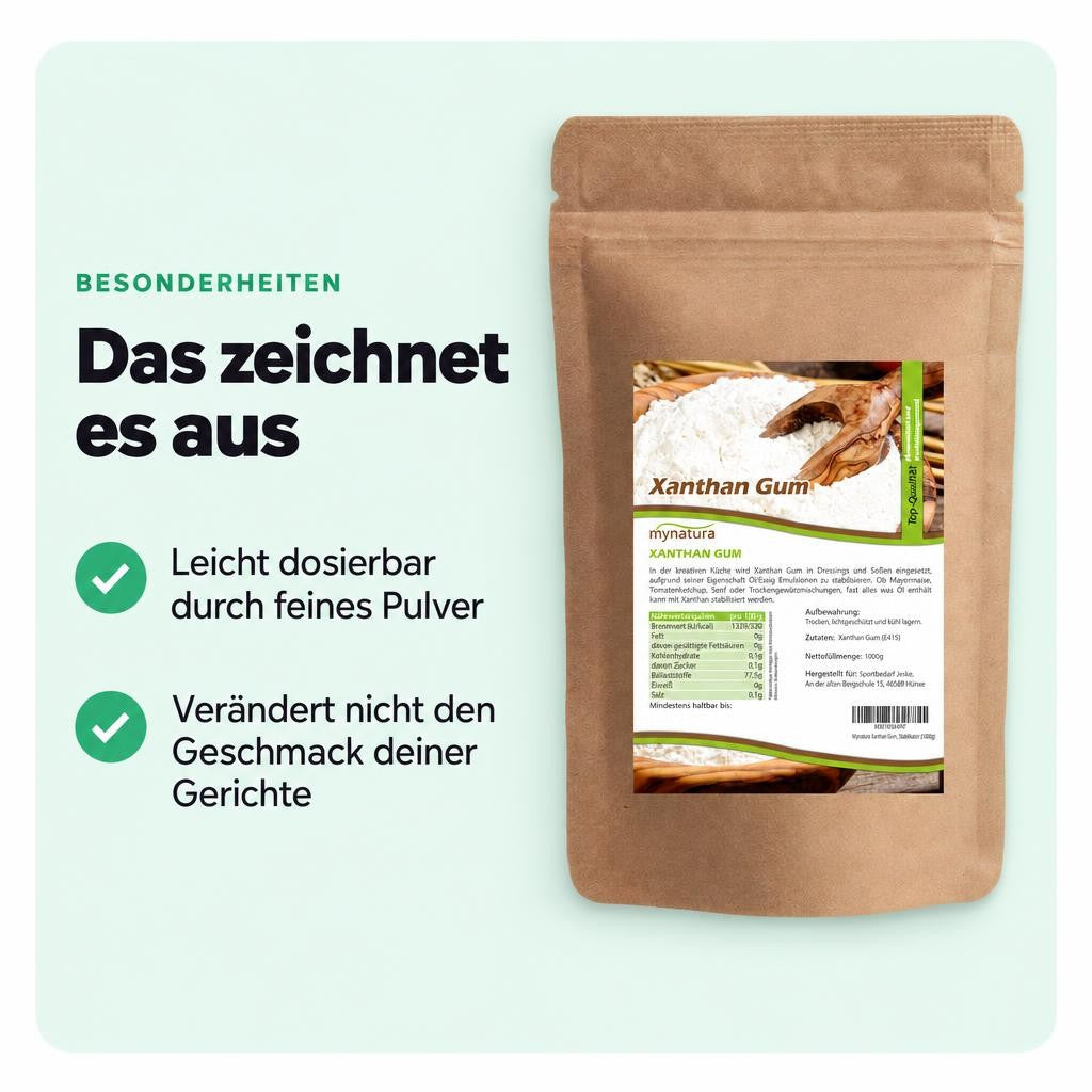 Mynatura Xanthan Gum Bindemittel - 1000g – Bild 5