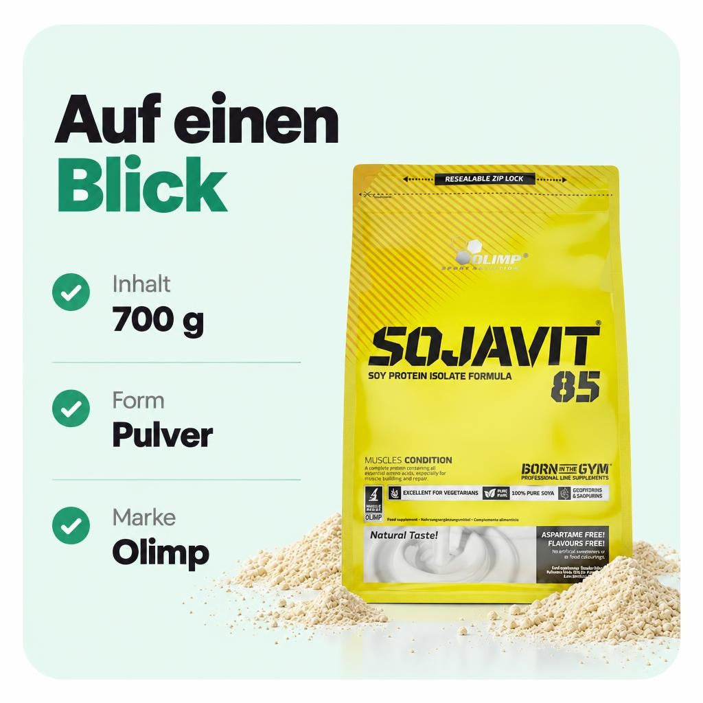 Olimp Sojavit Soja Protein Eiweiss - 700g – Bild 3