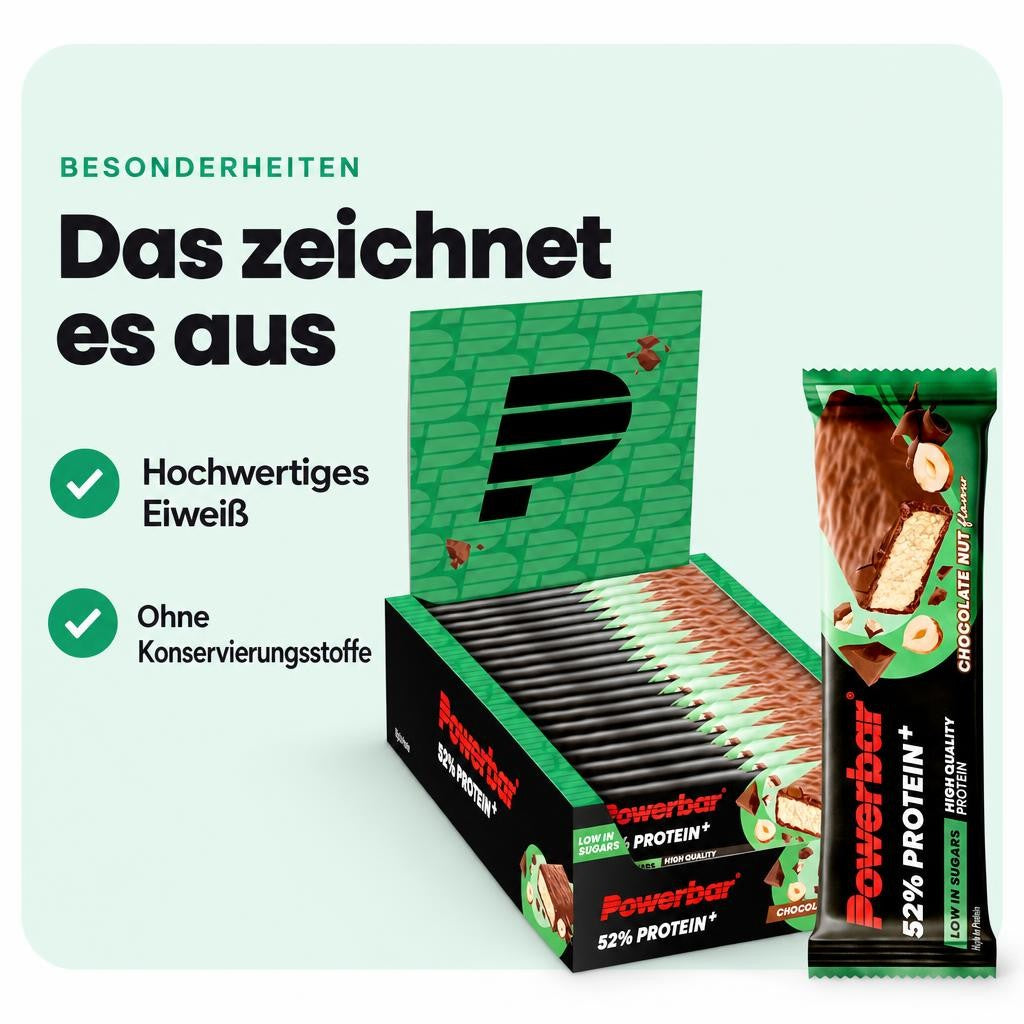 PowerBar 52% Protein Plus 20x 50g Box – Bild 5