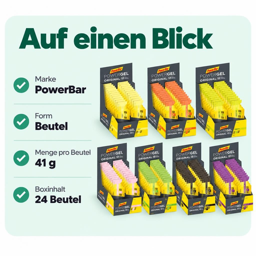 PowerBar Power Gel Beutel 24er Box, 24 Beutel a 41g – Bild 3