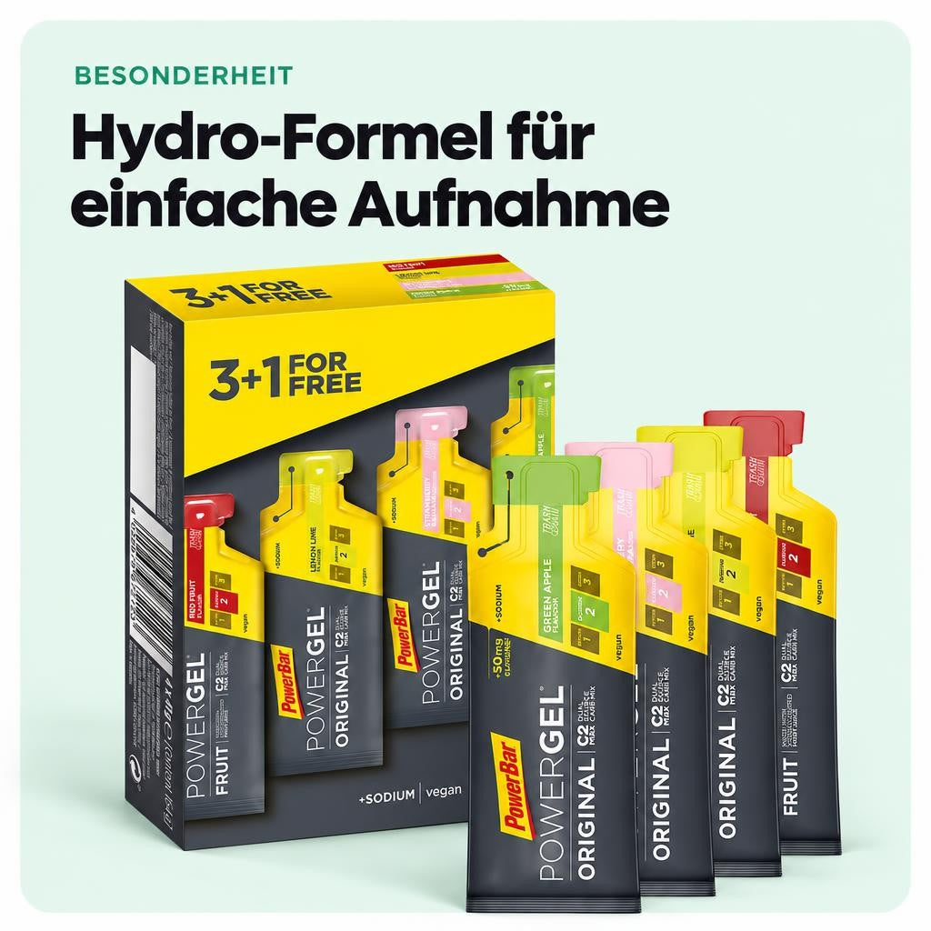 Powerbar POWERGEL HYDRO Promopack 3+1 gratis – Bild 4