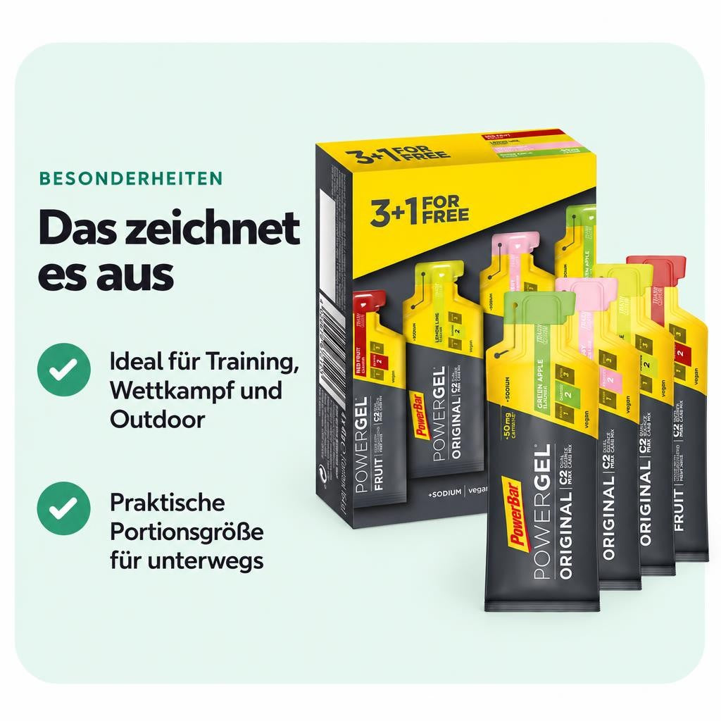 Powerbar POWERGEL HYDRO Promopack 3+1 gratis – Bild 5