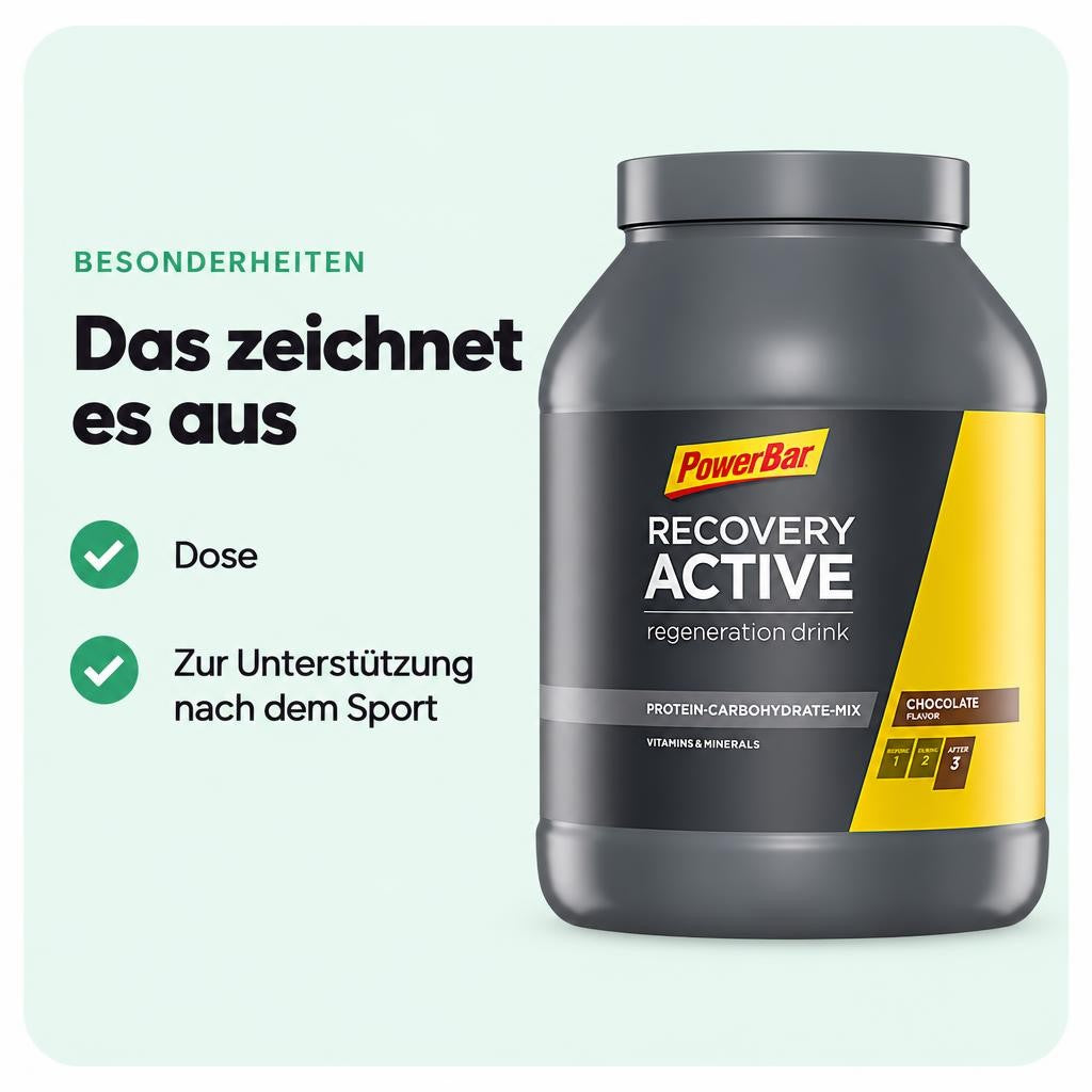 PowerBar Recovery Drink (1210g Dose) Schoko – Bild 5