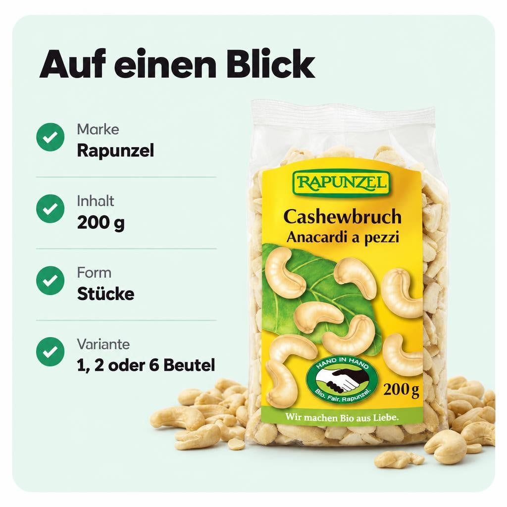 Rapunzel Bio Cashewbruch - 200g – Bild 3