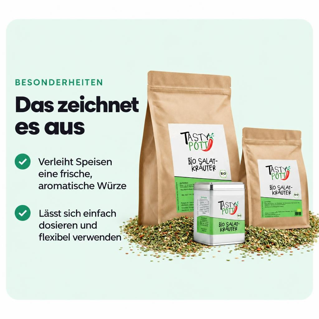 Tasty Pott Bio Salatkräuter - im Beutel – Bild 5