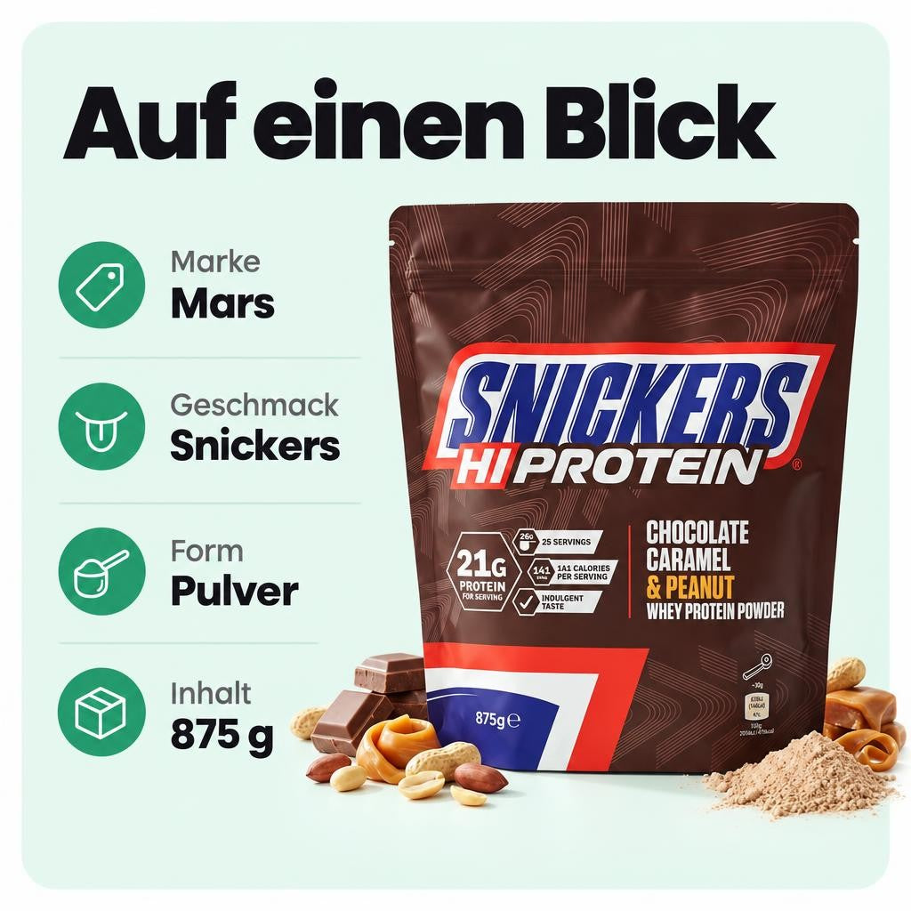 Snickers Hi Protein Powder - 875g – Bild 3