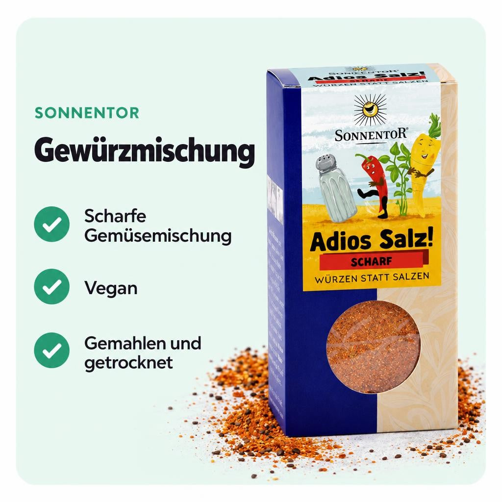 Scharfe Gemüsemischung zum Würzen und Verfeinern deiner Gerichte.