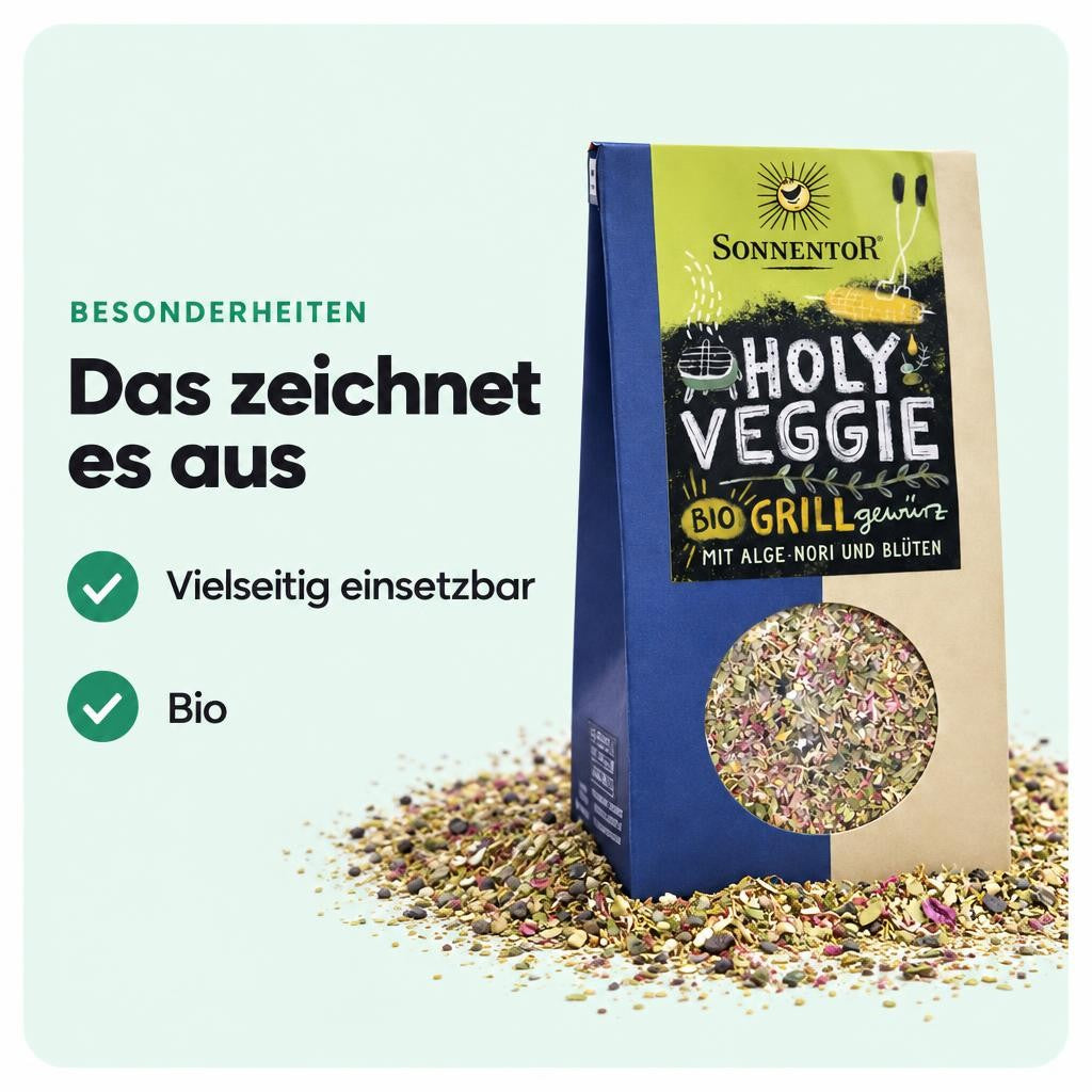 Sonnentor Bio Holy Veggie Grillgewürz Vorrat (6x 30g) – Bild 5