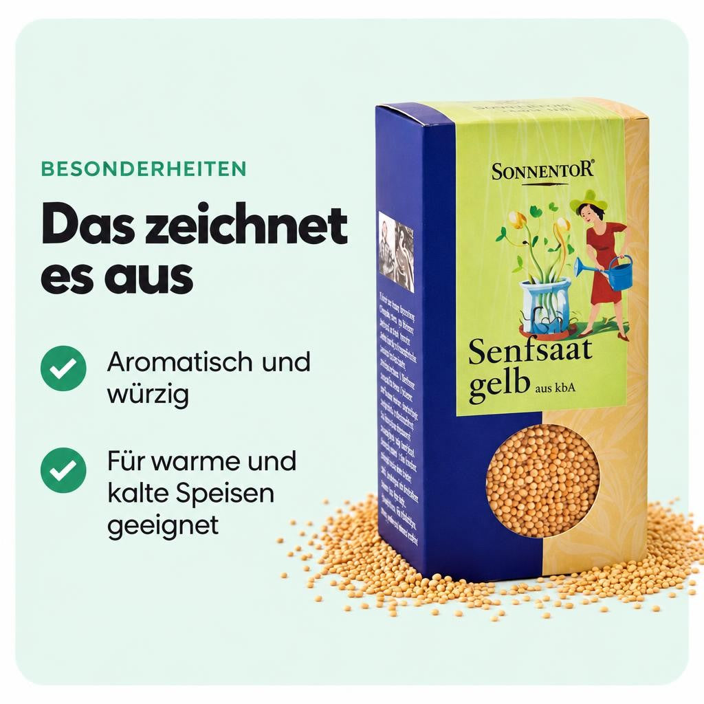 Sonnentor Bio Senfsaat gelb - 120g – Bild 5
