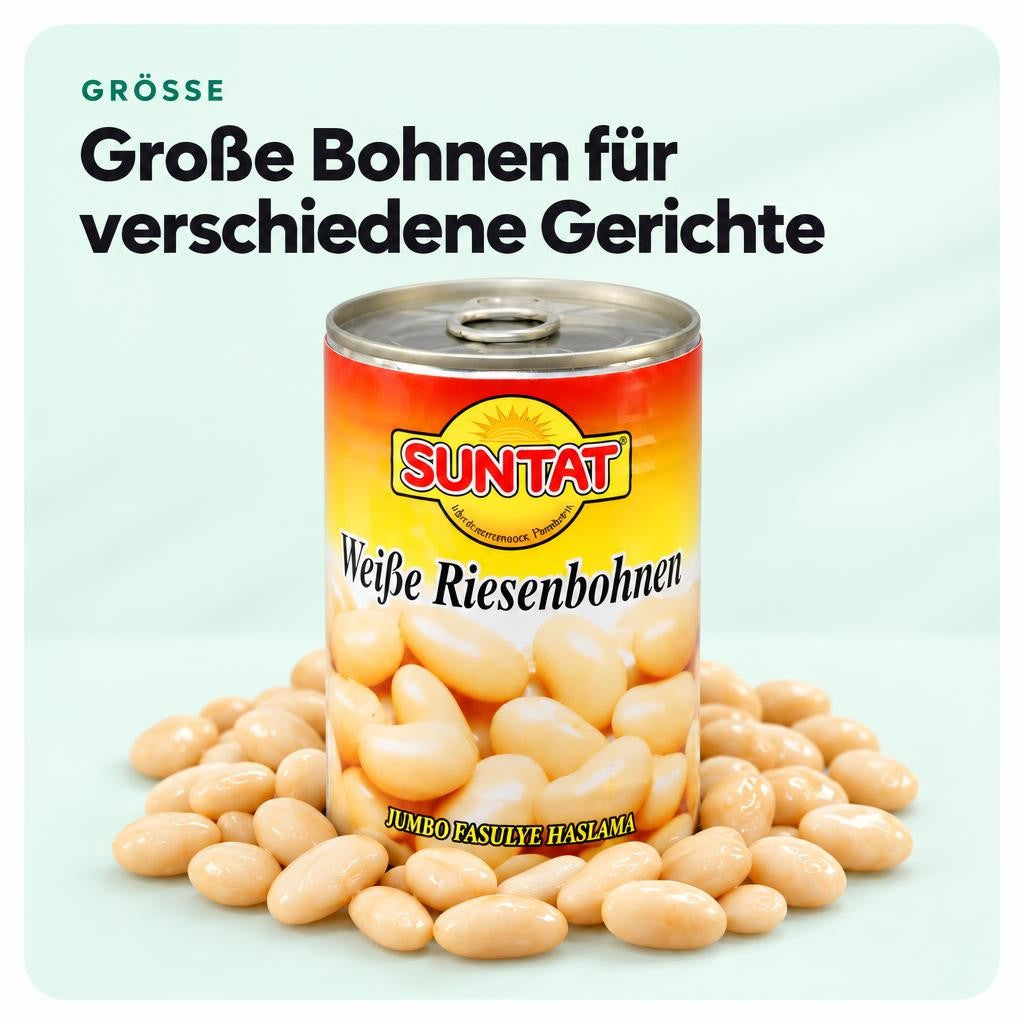 Große Bohnen für verschiedene Gerichte