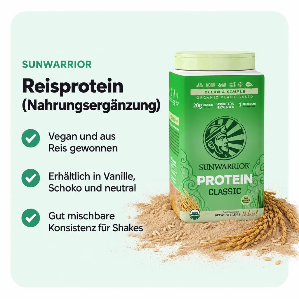 Sunwarrior natürliches Reisprotein - verschiedene Geschmäcker - 750g – Bild 2