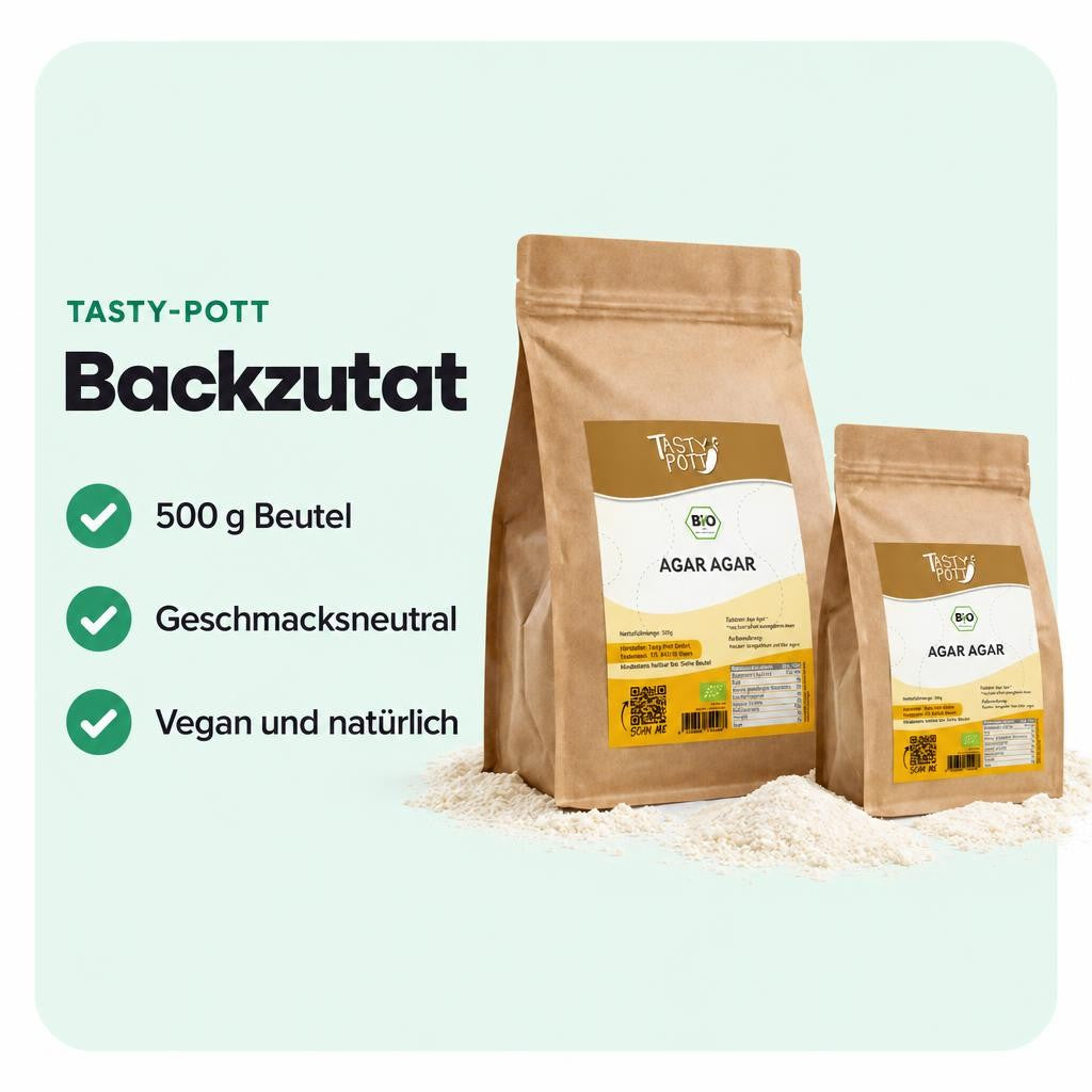 Pflanzliches, geschmacksneutrales Geliermittel in Bio-Qualität.