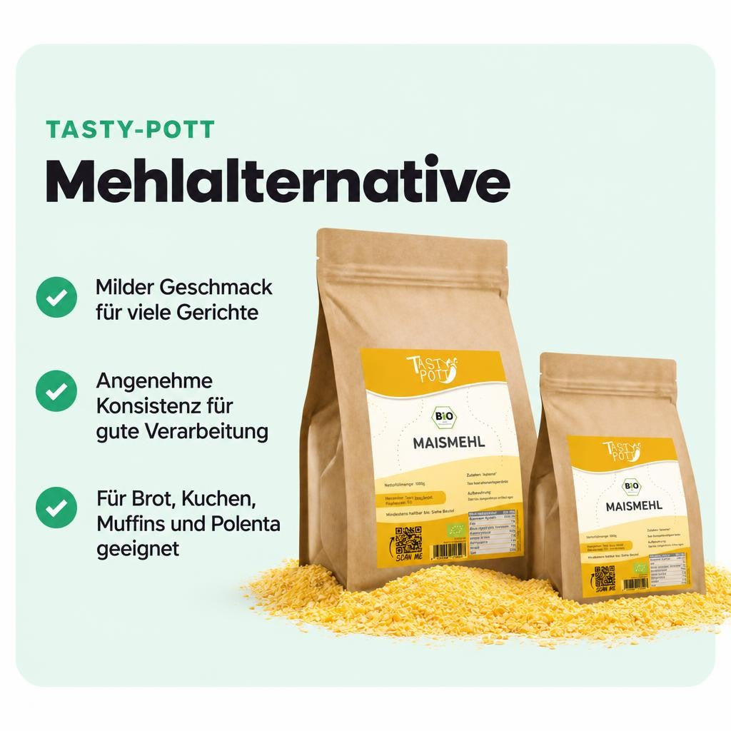 Tasty Pott Bio Maismehl - im Beutel – Bild 2