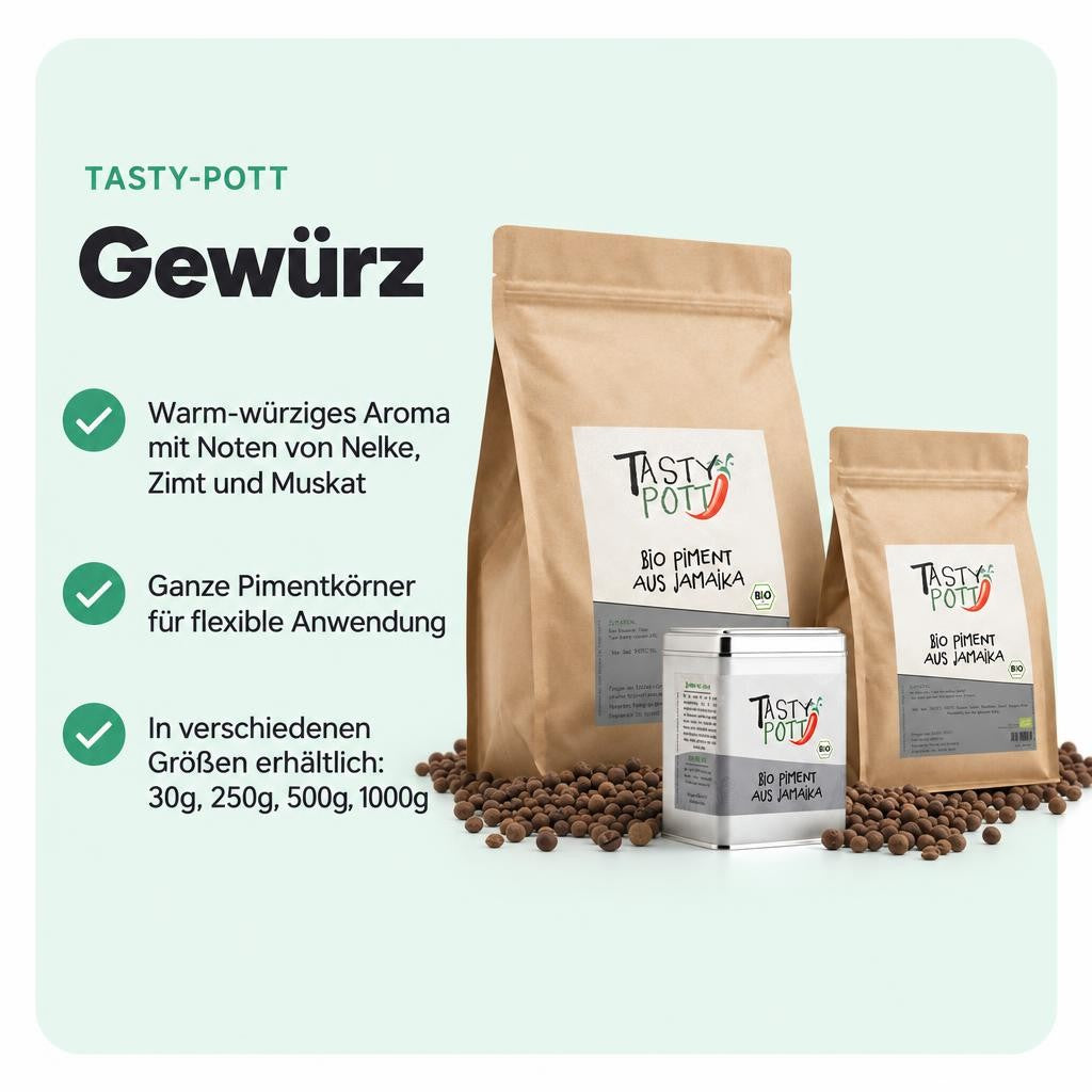 Tasty Pott Bio Piment ganz - in verschiedenen Größen – Bild 2