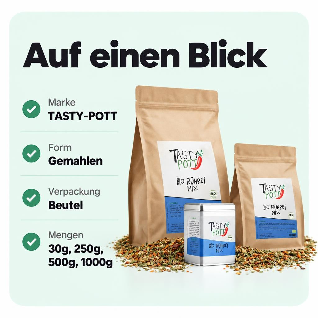 Tasty Pott Bio Rührei Mix Gewürzmischung - im Beutel – Bild 3