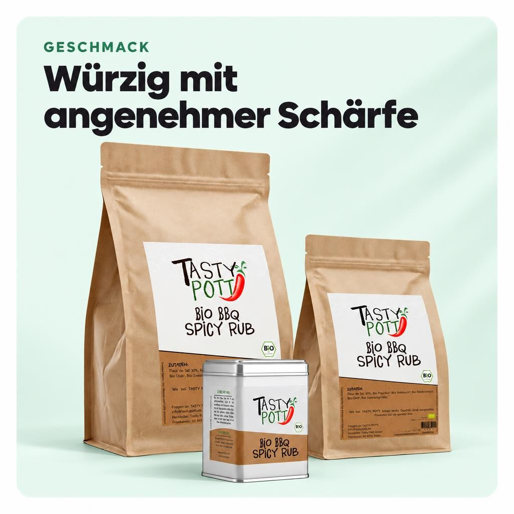 Tasty Pott Bio Spicy BBQ Rub Grillgewürz - im Beutel – Bild 4
