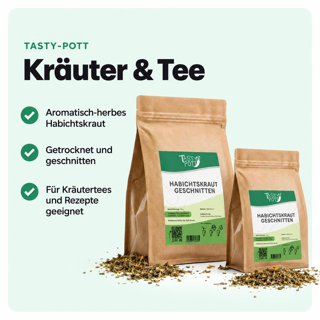 Getrocknetes und geschnittenes Habichtskraut im Beutel – aromatisch und vielseitig verwendbar.