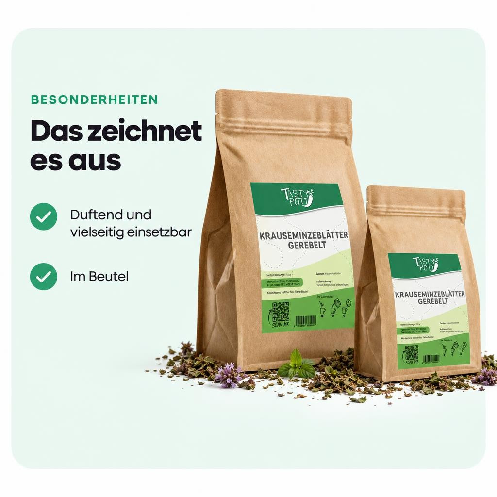Tasty Pott Krauseminzblätter gerebelt – im Beutel – Bild 5