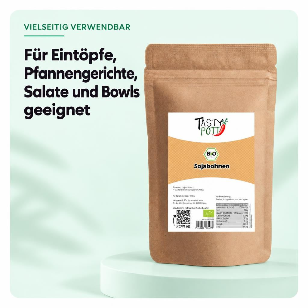 Für Eintöpfe, Pfannengerichte, Salate und Bowls geeignet