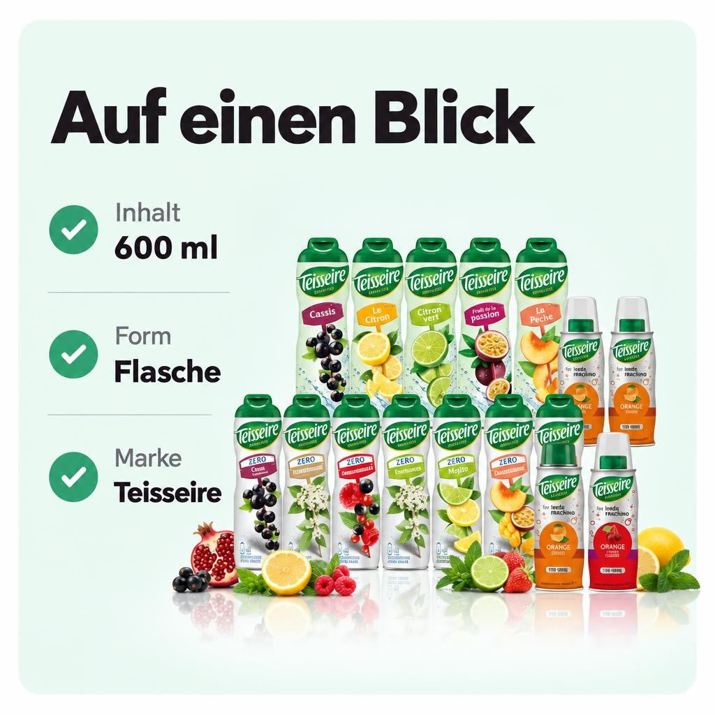 Teisseire Sirup - verschiedene Sorten - 600ml – Bild 3