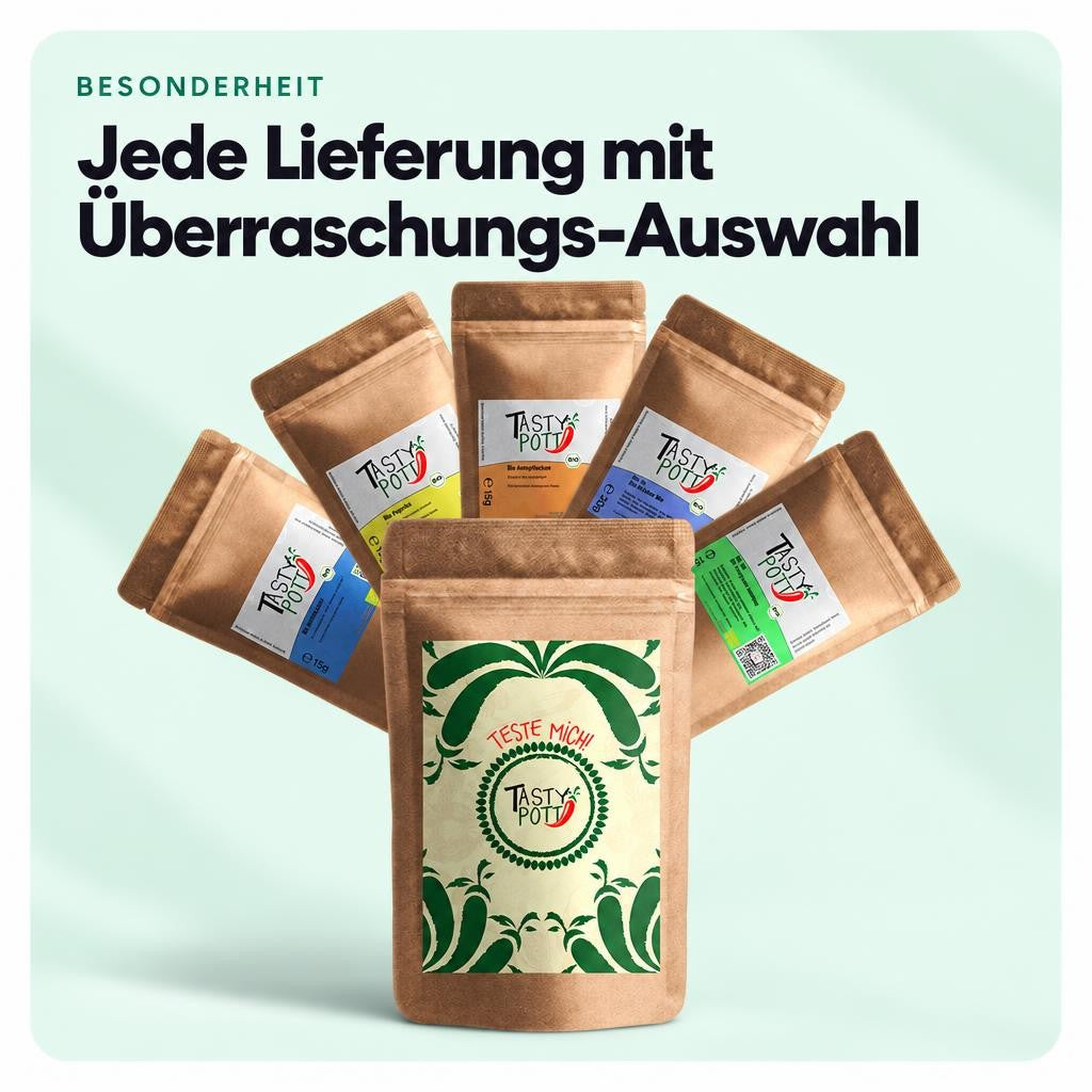 Jede Lieferung mit Überraschungs-Auswahl