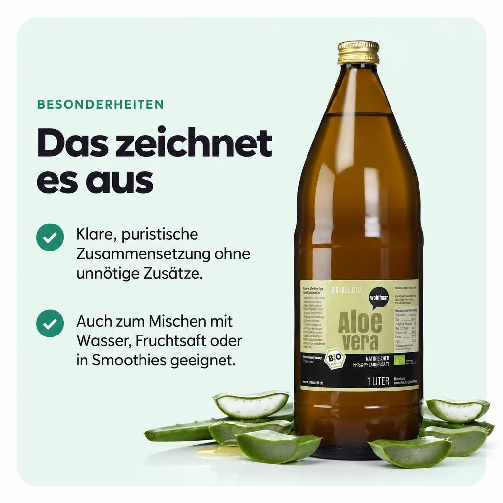 Der Saft behält seinen ursprünglichen Pflanzencharakter.
