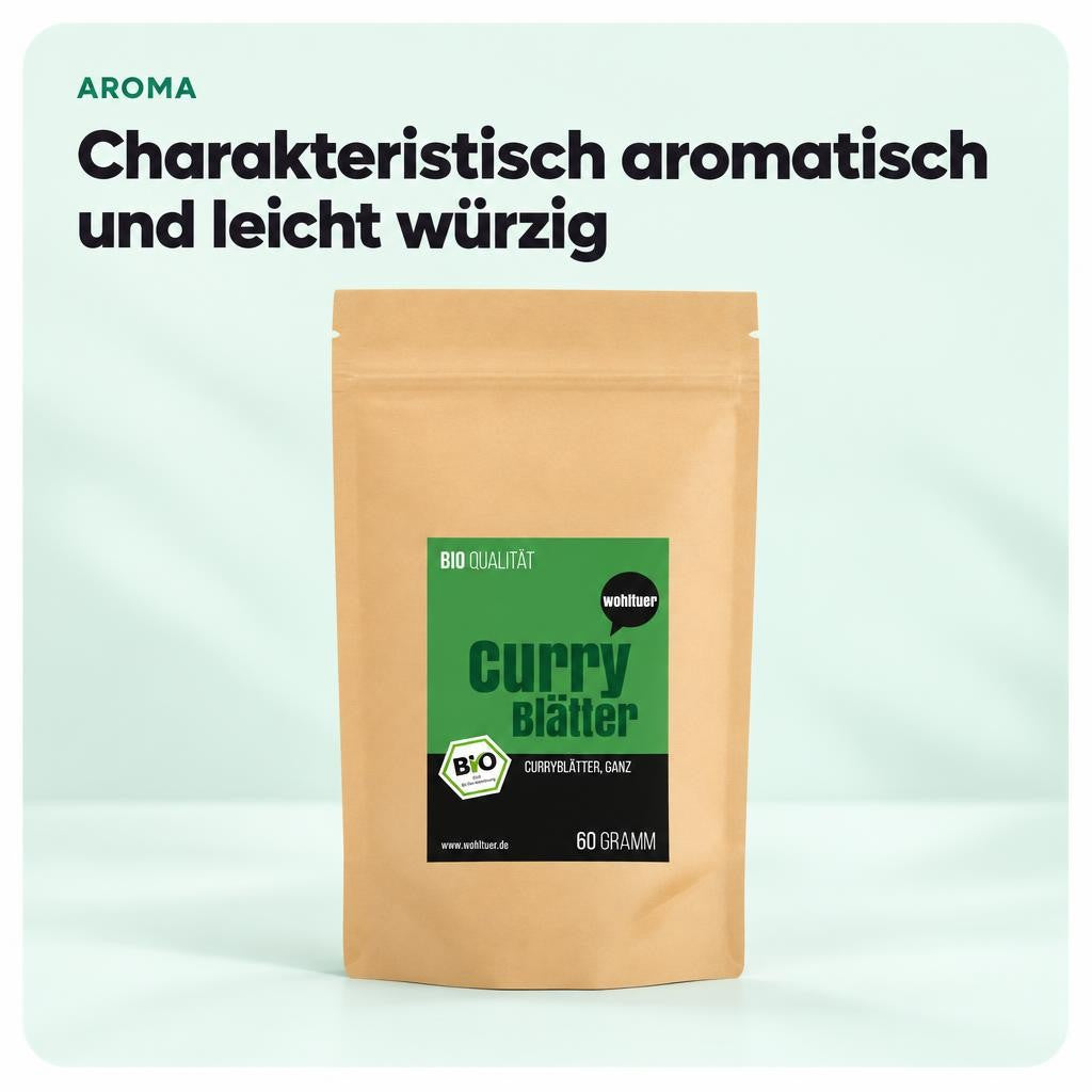 Charakteristisch aromatisch und leicht würzig