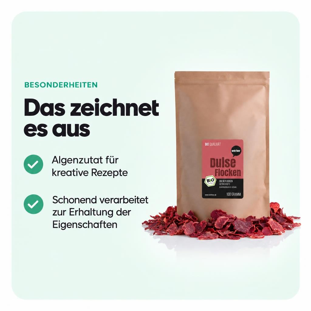 Wohltuer Bio Dulseflocken - 100g – Bild 5