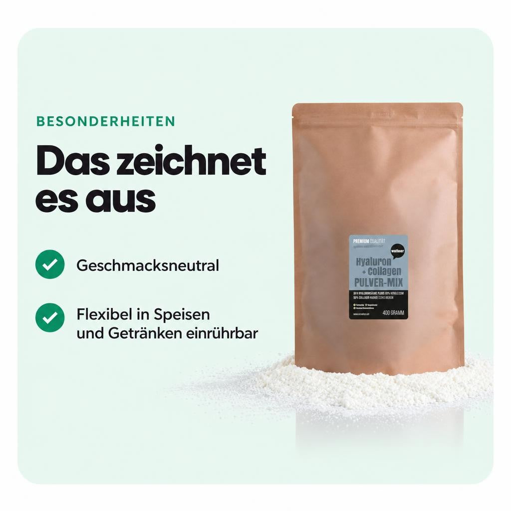 Wohltuer Hyaluron + Collagen Komplex - 400g – Bild 5