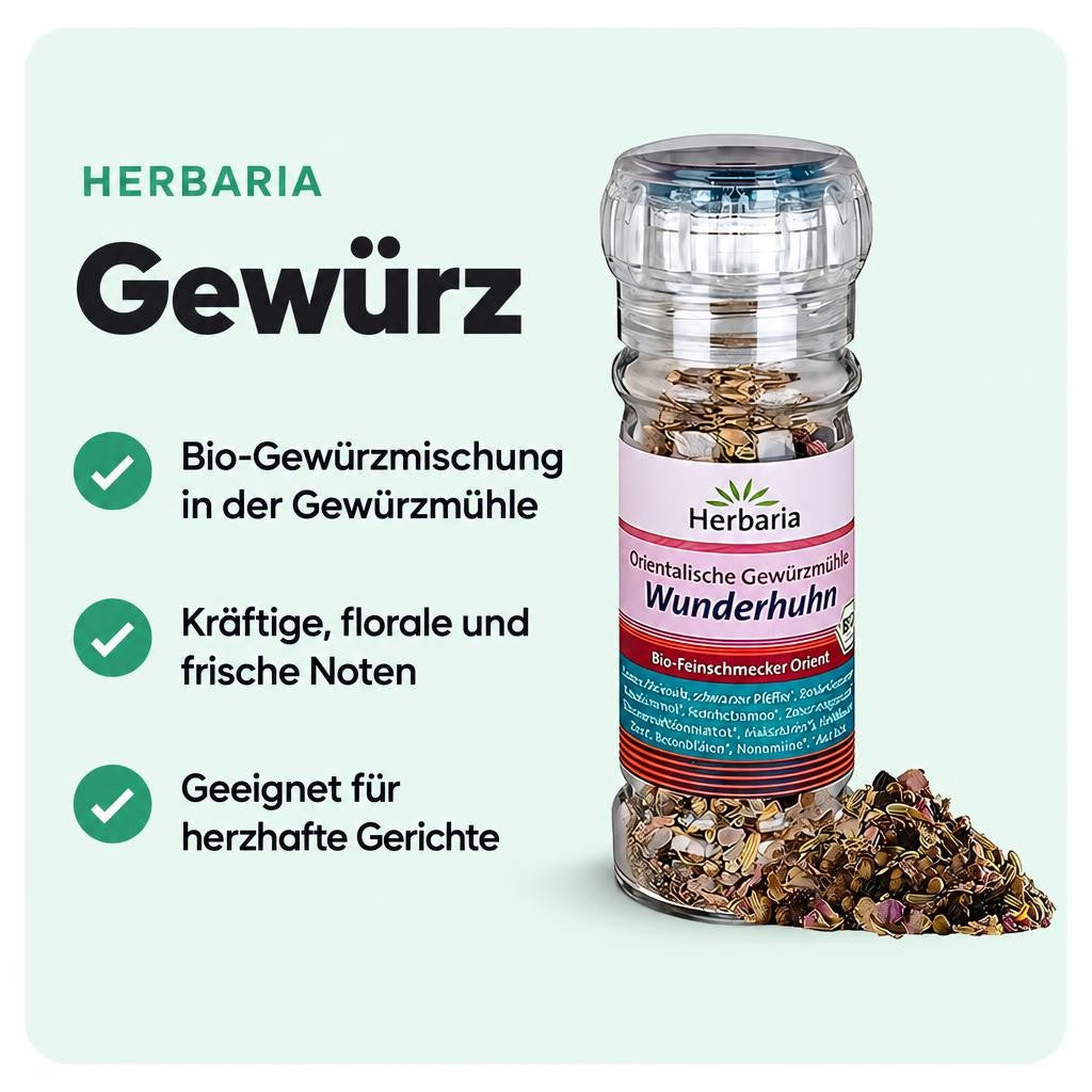 Orientalisch inspirierte Gewürzmischung für Geflügel, Gemüse und mehr.