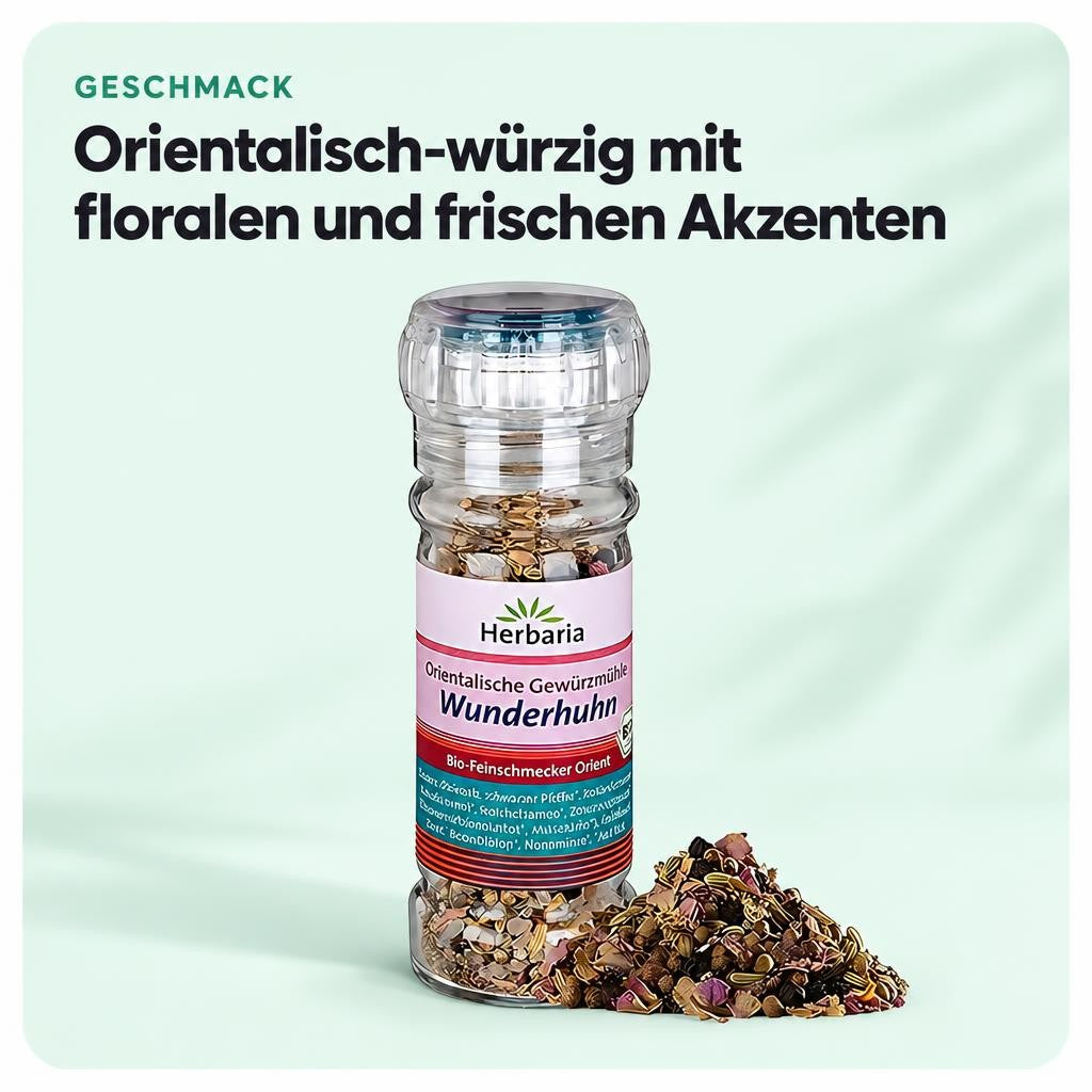 Orientalisch-würzig mit floralen und frischen Akzenten