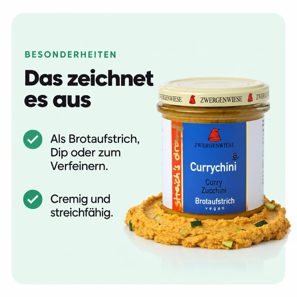 Würzig-cremig mit Curry und Zucchini.