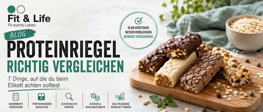 Proteinriegel richtig vergleichen: 7 Dinge, auf die du beim Etikett achten solltest
