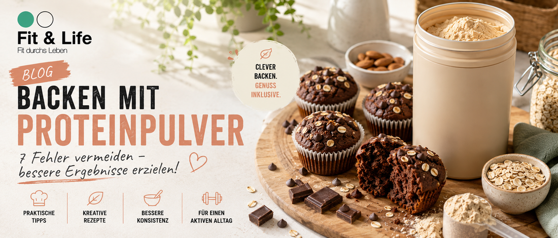 Backen mit Proteinpulver: 7 typische Fehler und wie du sie vermeidest