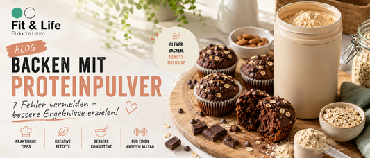 Backen mit Proteinpulver: 7 typische Fehler und wie du sie vermeidest
