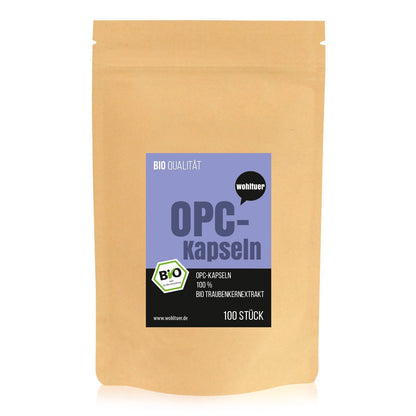 Wohltuer Bio OPC Traubenkernextrakt - 100 Kapseln