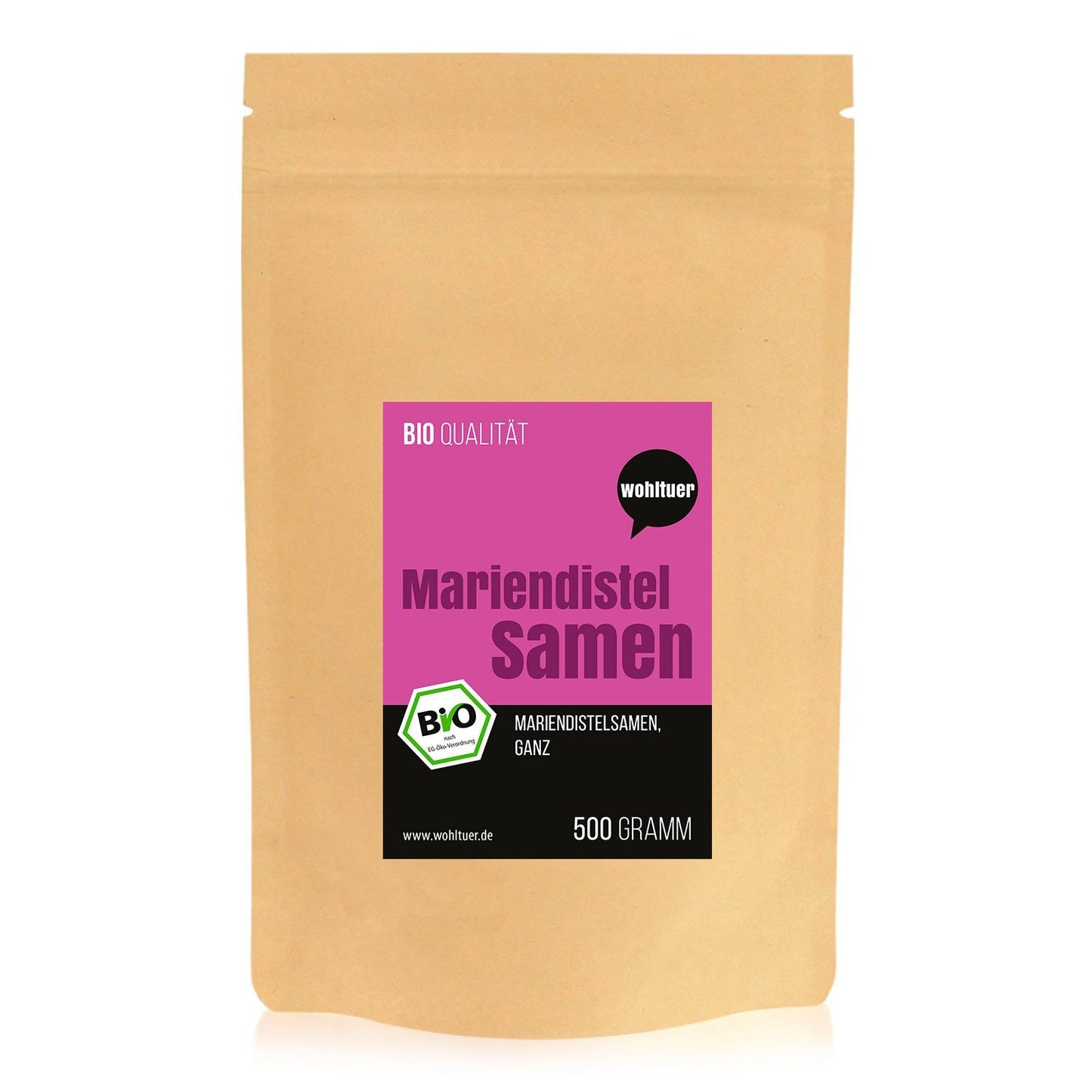 Wohltuer Bio Mariendistelsamen ganz - 500g