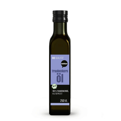 Wohltuer Bio Traubenkernöl kaltgepresst - 250ml